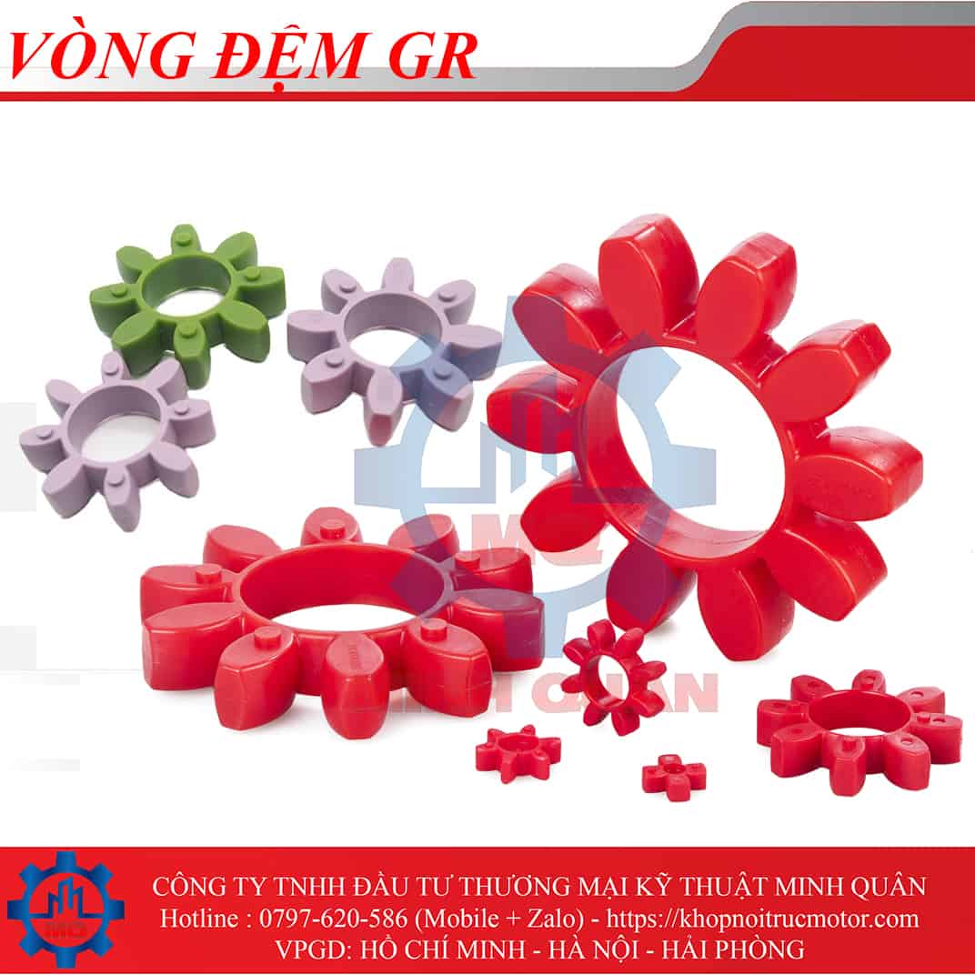 Đệm khớp nối giảm giật gr19, gr24, gr28, gr38, gr42, gr48, gr55, gr65