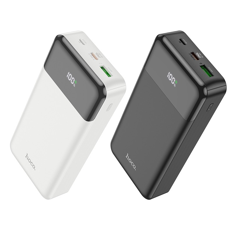 Pin sạc dự phòng hoco j102/j102a dung lượng 10000mah/ 20000mah, sạc nhanh 20w,cổng type-c sạc nhanh 2 chiều