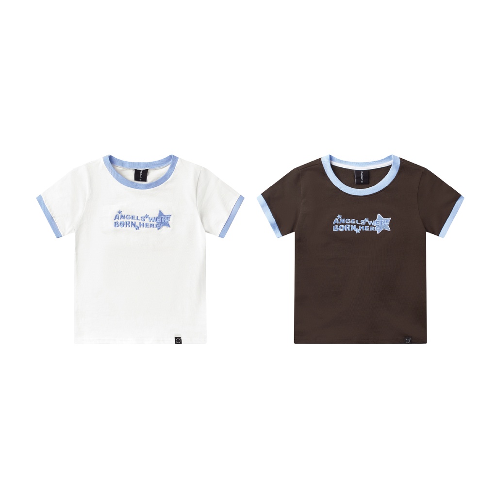 Áo thun nữ baby tee pradies "blue stars"