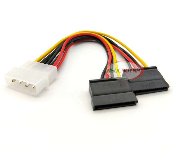 Cáp chuyển nguồn IDE ( ATA) sang 2 đầu nguồn SATA