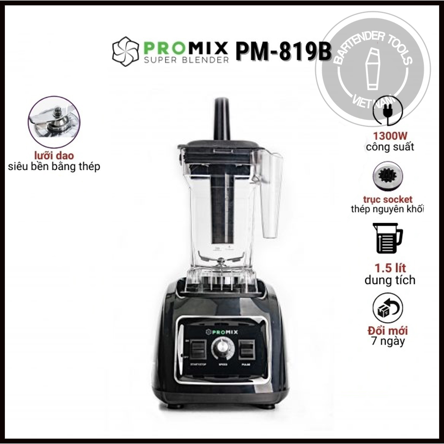 Máy xay sinh tố công nghiệp Promix PM-819B