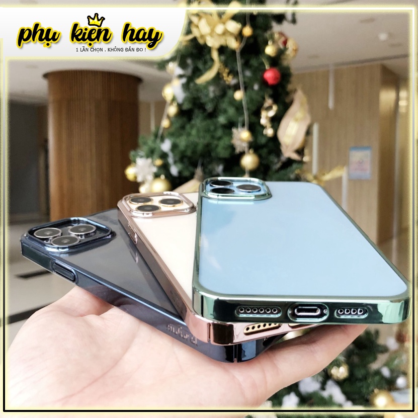 Ốp lưng trong bất tử viền màu cao cấp iphone 13 , 13 pro , 13 pro max