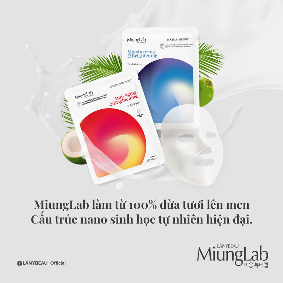 Mặt Nạ MIUNG LAB Tinh Chất Bơ&Lựu Phiên Bản Mới (Combo 7 miếng)