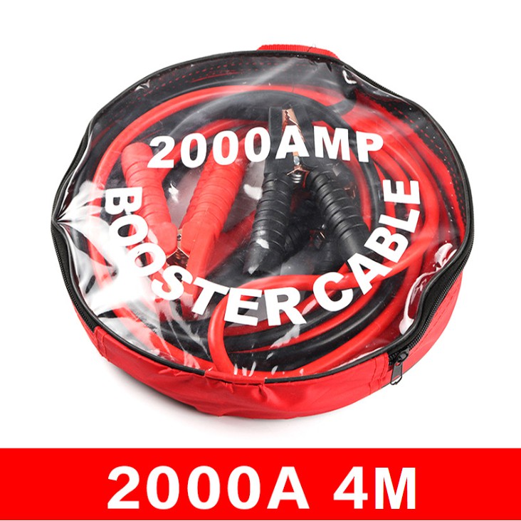 ⚡CẦN THIẾT⚡Dây Câu Bình Ắc Quy Ô Tô Lõi Đồng SIÊU TO - 1000A/2000A, Kích Điện Ắc Quy Cứu Hộ Ô Tô 2.5 Mét - Phụ Kiện Đồ Chơi Ô Tô Xe Hơi EUNOIA
