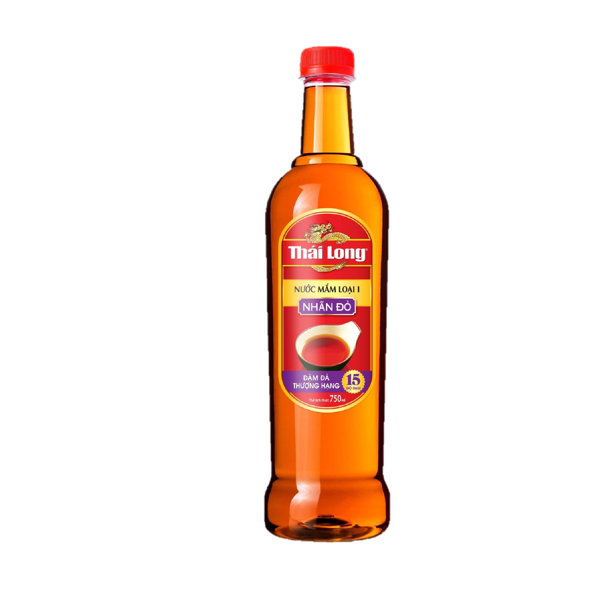 Nước mắm loại 1 thái long - nhãn đỏ 750ml