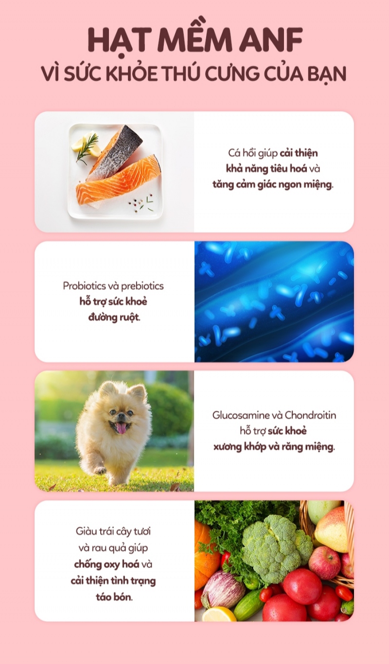Thức Ăn Hạt Mềm Chó ANF Soft 1.2kg - Chubby Mew Petshop