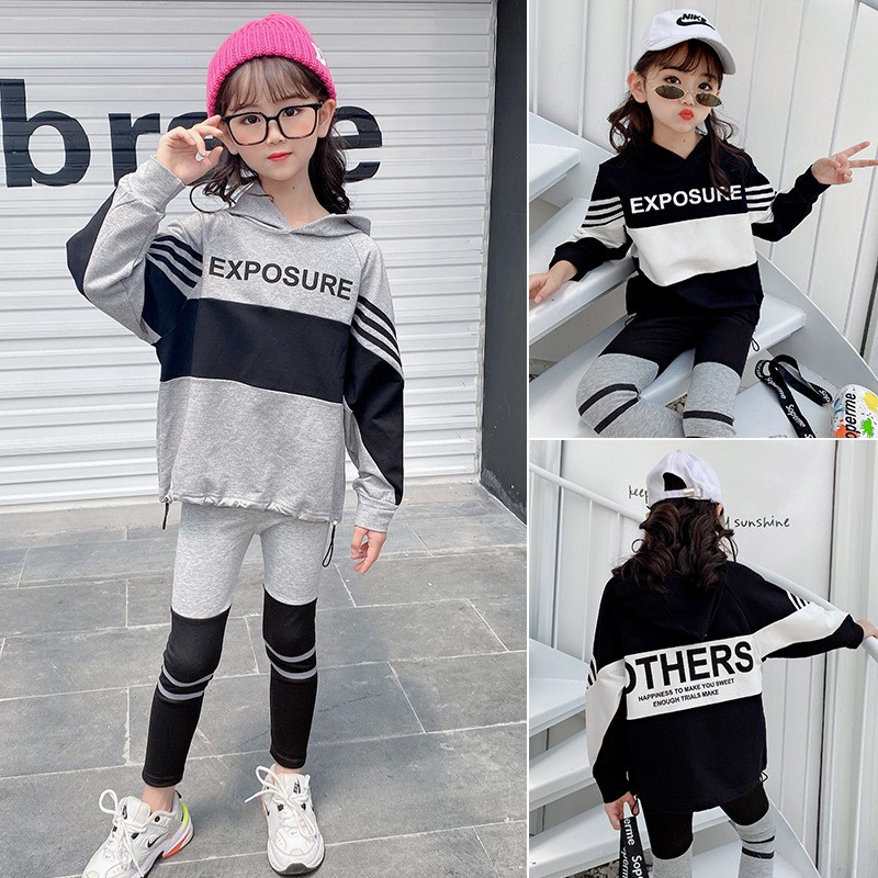 BTG26 Size100-140 (12-35kg) set bộ thể thao bé gái Quần áo trẻ Em Hàng Quảng Châu