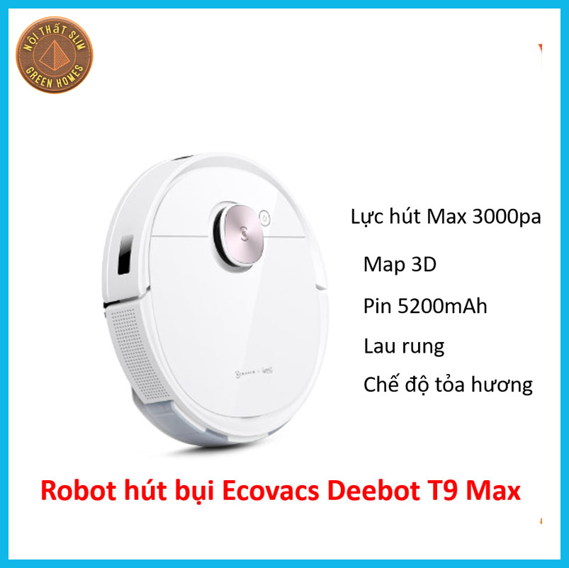 Robot hút bụi lau nhà Ecovacs Deebot T9 Max