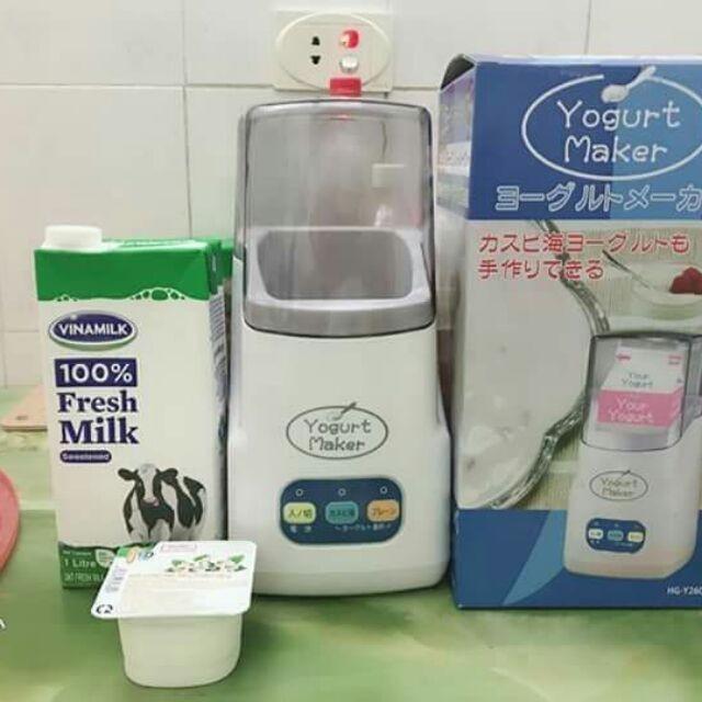 MÁY LÀM SỮA CHUA YOGURT MAKER NHẬT BẢN 3 NÚT BẤM