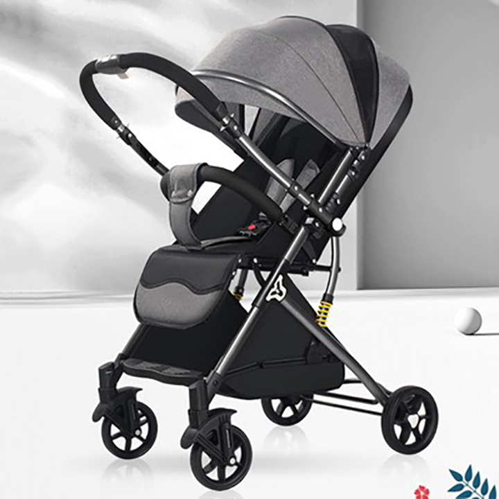 Xe đẩy gấp gọn siêu nhẹ 2 chiều cho bé. Xe đẩy du lịch, dạo phố 3 tư thế: ngồi, ngả, nằm gấp gọn mang lên máy bay để trước xe máy. GENMAMA