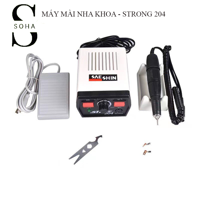 Máy mài nha khoa- máy mài điêu khắc , máy mài nail , máy mài strong 204, máy mài cong suất cao 35.000--55.000 rpm