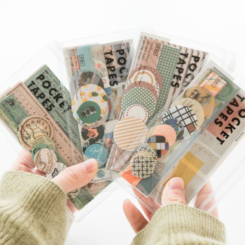 Bộ 40 sticker hình dán pocket tapes | bsb029