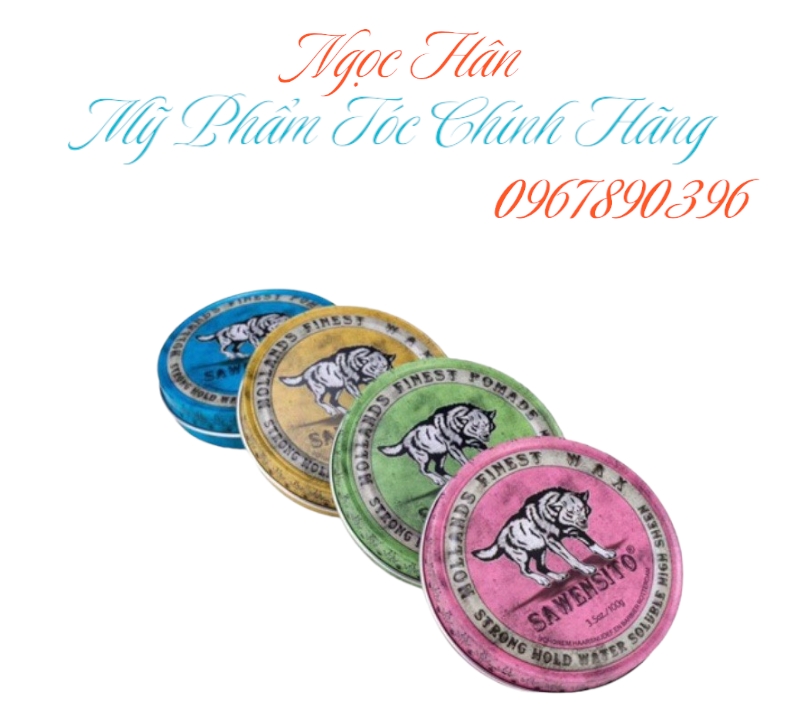 Sawensito - sáp vuốt tóc nam sawensito 100g - sáp cứng sói vàng, sáp mềm sói xanh chính hãng