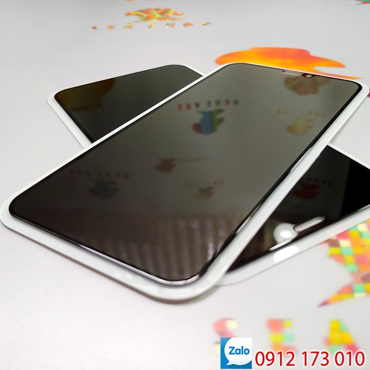 Kính cường lực chống nhìn trộm iPhone X / XS / XS Max full màn hình 9D / Kính cường lực iPXS Max tràn màn hình - Seashop