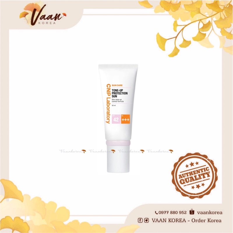 Kem chống nắng CNP Laboratory Tone-Up Protection Sun SPF42 PA +++