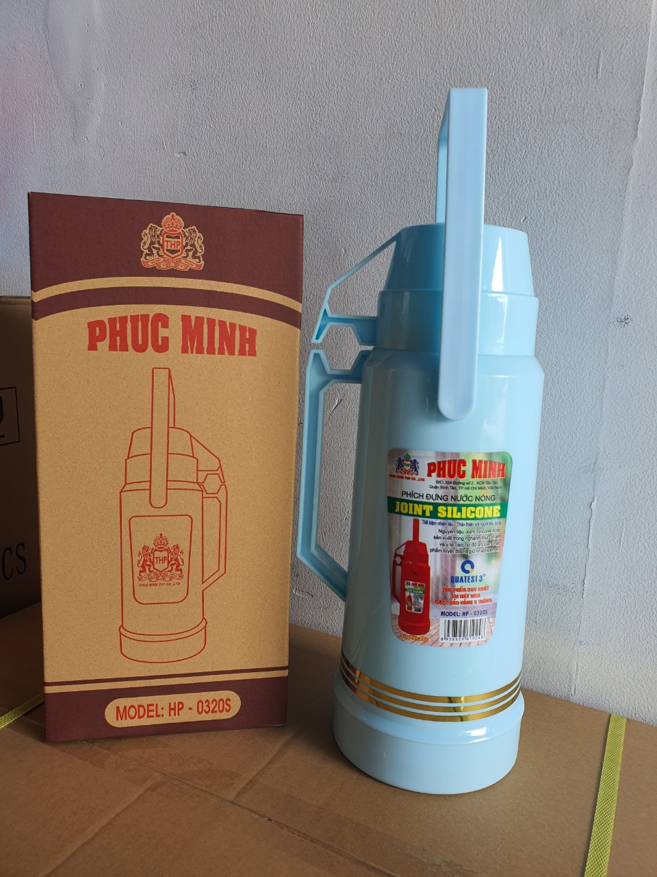 Phích nước vỏ nhựa Joint silicont Model HP0320S 2L