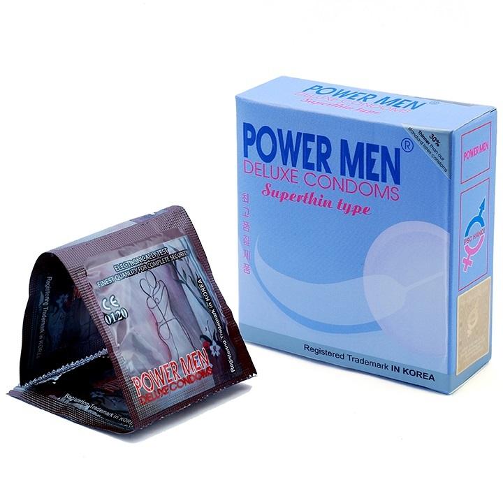 Bao cao su powermen siêu mỏng