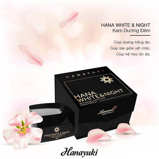 [HCM]Kem Dưỡng Đêm Hanayuki