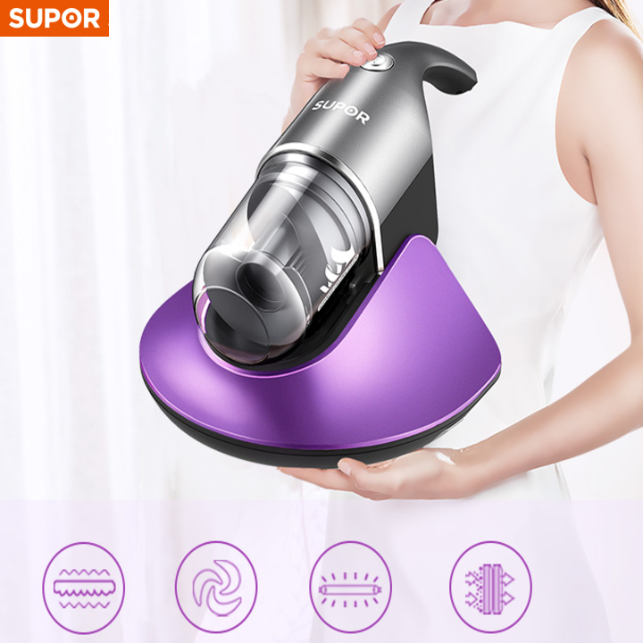 Máy hút bụi diệt khuẩn uv, diệt ve, hút bụi gối đệm giường sofa supor vcs35d-04 – bh 12 tháng