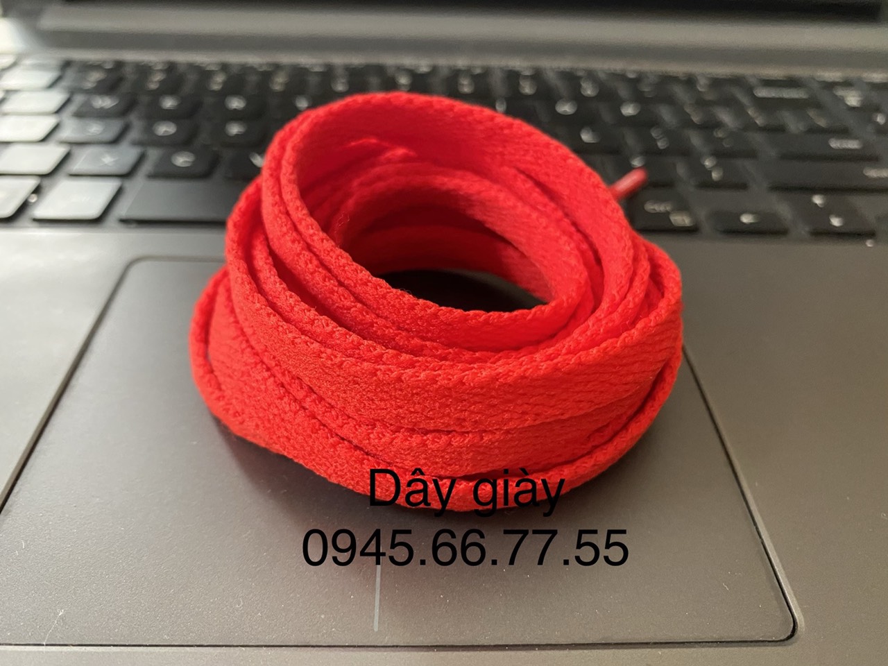 Dây giày màu đỏ cho giày cổ cao dài 1m6