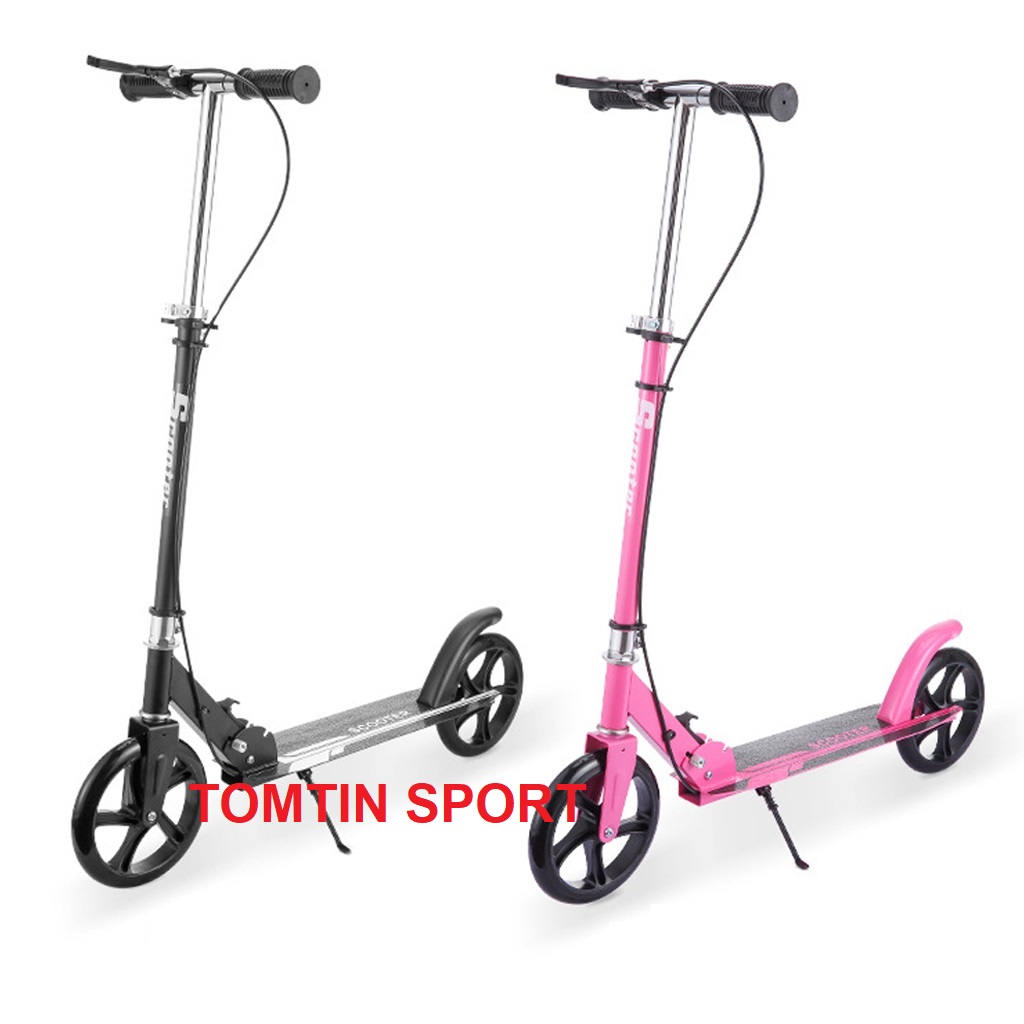 Xe trượt scooter người lớn có tay phanh và chân trống cho thiếu niên và người lớn chịu tải đến 100kg màu đẹp kiểu dáng hiện đại -TOMTIN SPORT quà tặng sinh nhật