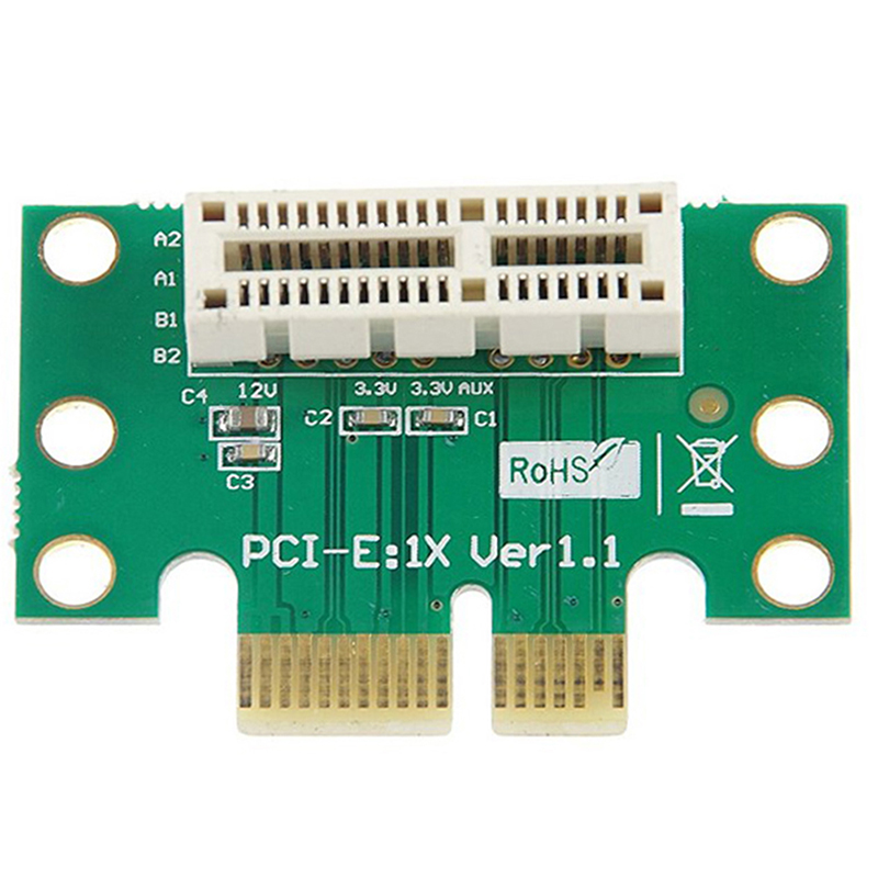Flash Sale Pci-e PCI Express X1 Adapter Riser Thẻ PCI E PCIe X1 để X1 khe