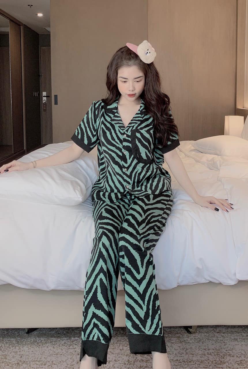 Đồ bộ pijama Lụa Mango Tay ngắn Cổ Viền Bèo đa dạng màu sắc