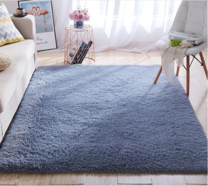 Thảm lông trơn trải sàn cao cấp kích thước 1m2 x 1m6