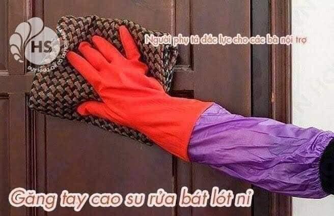 Găng tay rửa bát lót nỉ - Găng tay rửa bát lót nỉ mùa lạnh ko thể thiếu đâu ạ. Có đôi găng tay này sẽ ko phải ngại rửa bát,