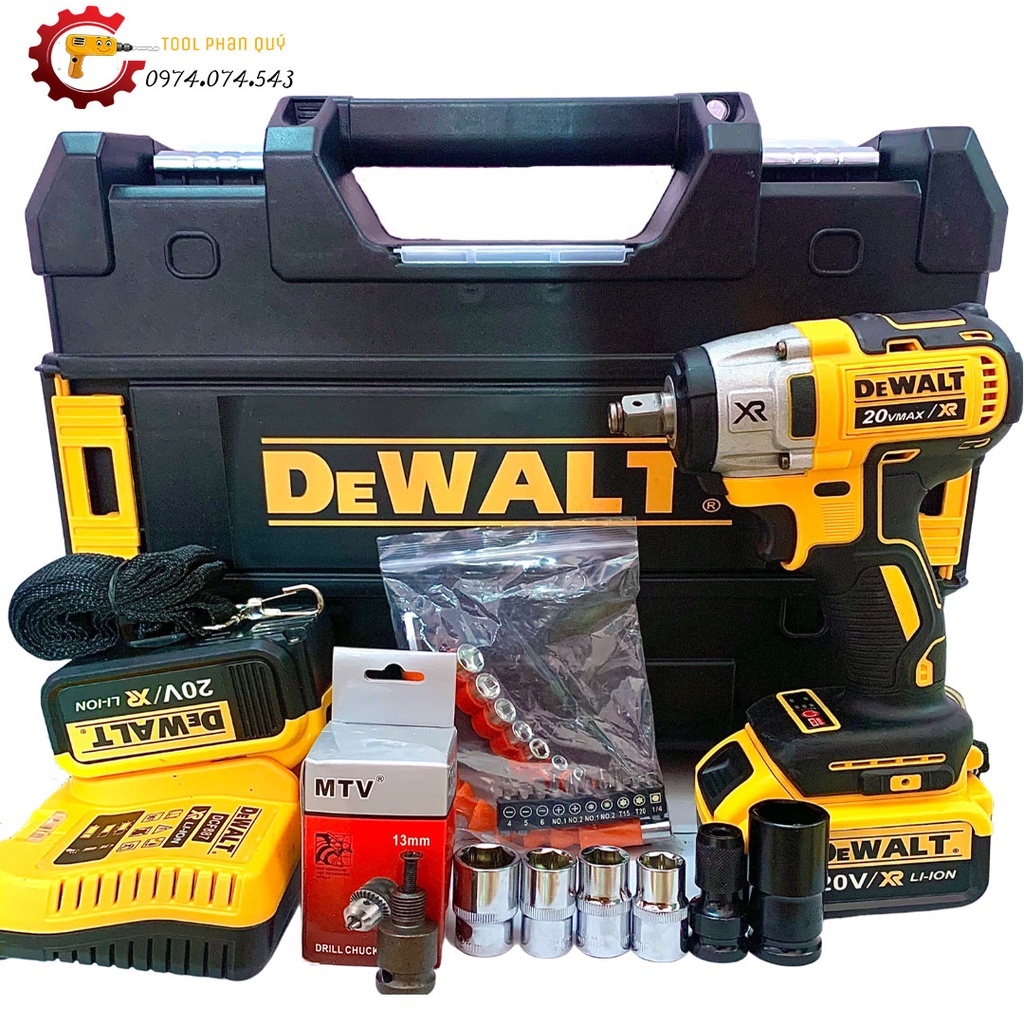 Máy siết bulong dewalt 20v dfc887 động cơ không chổi than hàng cao cấp