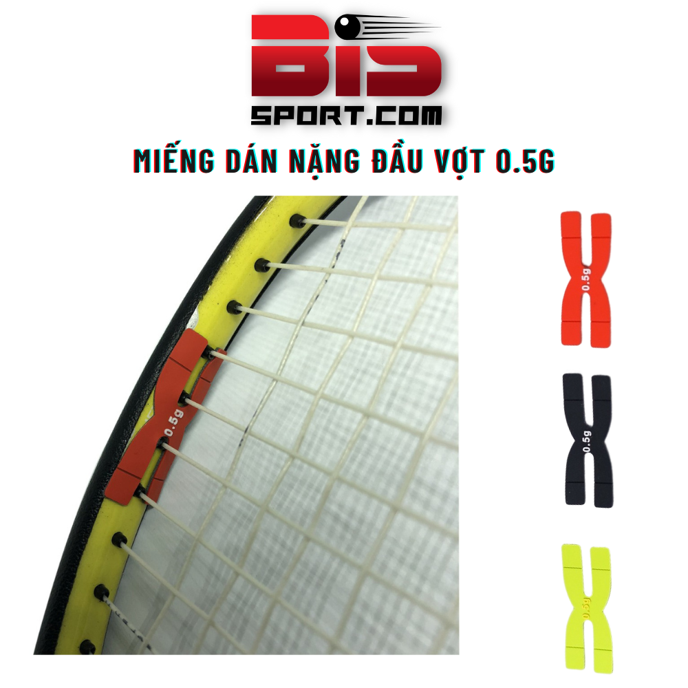 Miếng Dán Nặng Đầu Vợt Powreti Chính Hãng - Tăng Lực Đánh Mạnh - Giúp Từ Vợt Công Thủ Thành Thiên Công