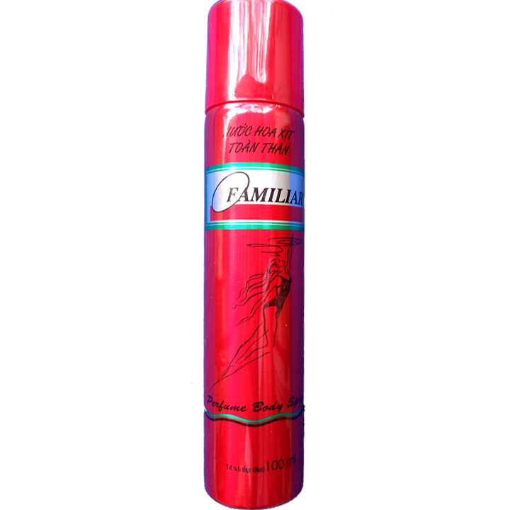 Nước Hoa Xịt Toàn Thân Nữ, Hương Thơm Đặc Biệt, Giữ Mùi Lâu Familiar - 100ml