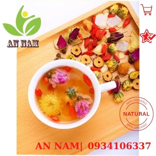 Trà hoa ngũ vị dưỡng nhan, tâm an