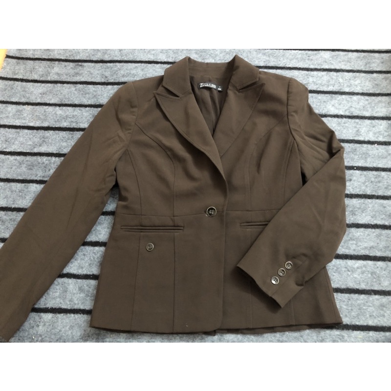 Vest màu nâu tây xuất dư