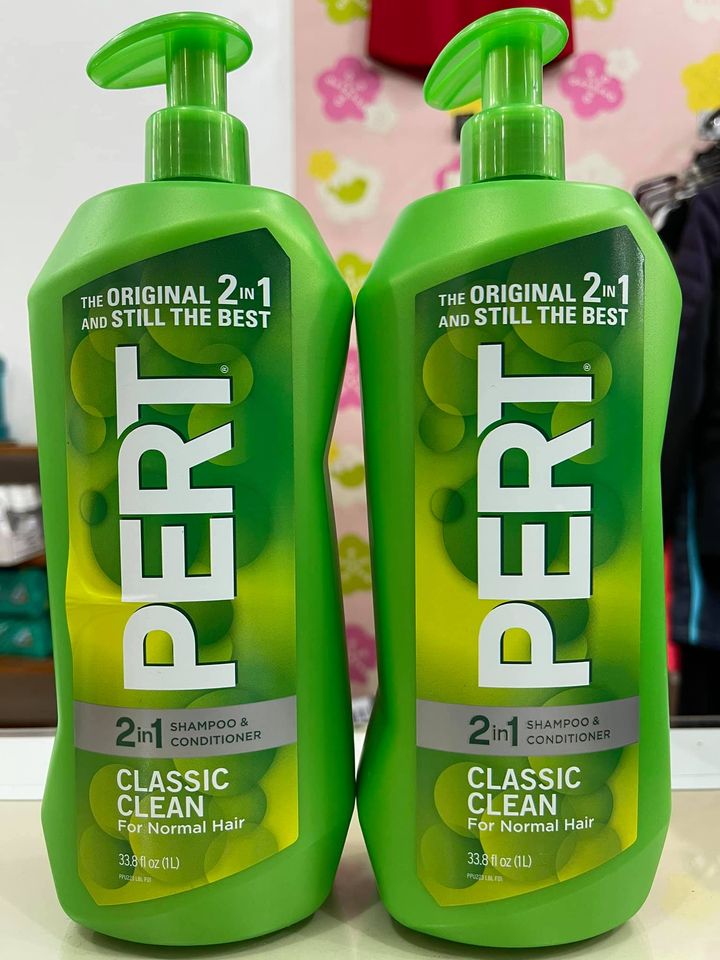 Dầu gội pert classic clean 2in1 shampoo & conditioner 1000ml - mỹ