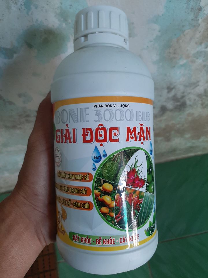 Chế phẩm giải độc mặn cây trồng