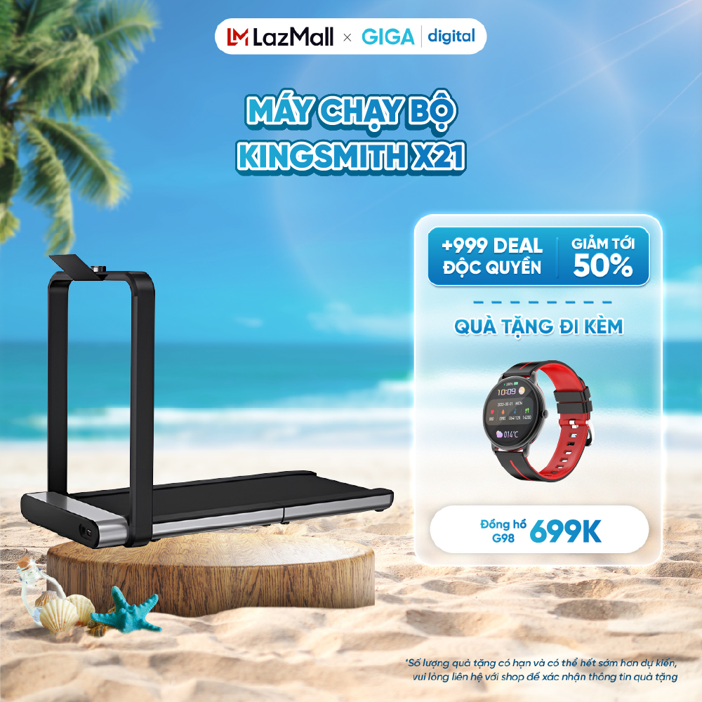 Máy chạy bộ thông minh xiaomi kingsmith x21 bản quốc tế - trx21f
