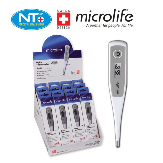 Nhiệt kế điện tử kẹp nách Microlife MT550 - VT0312 hàng chính hãng
