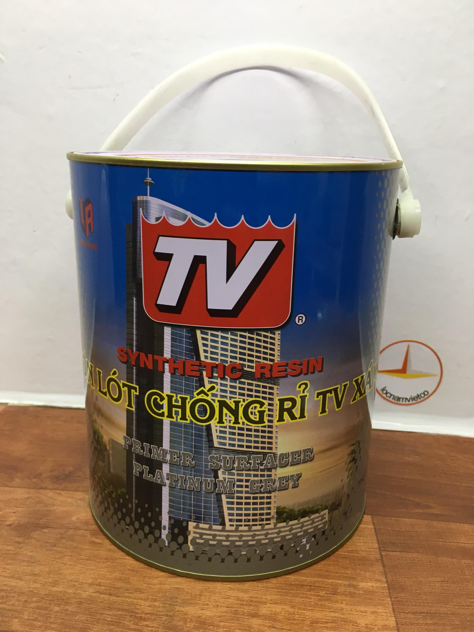 Sơn lót chống rỉ TV màu xám 3L
