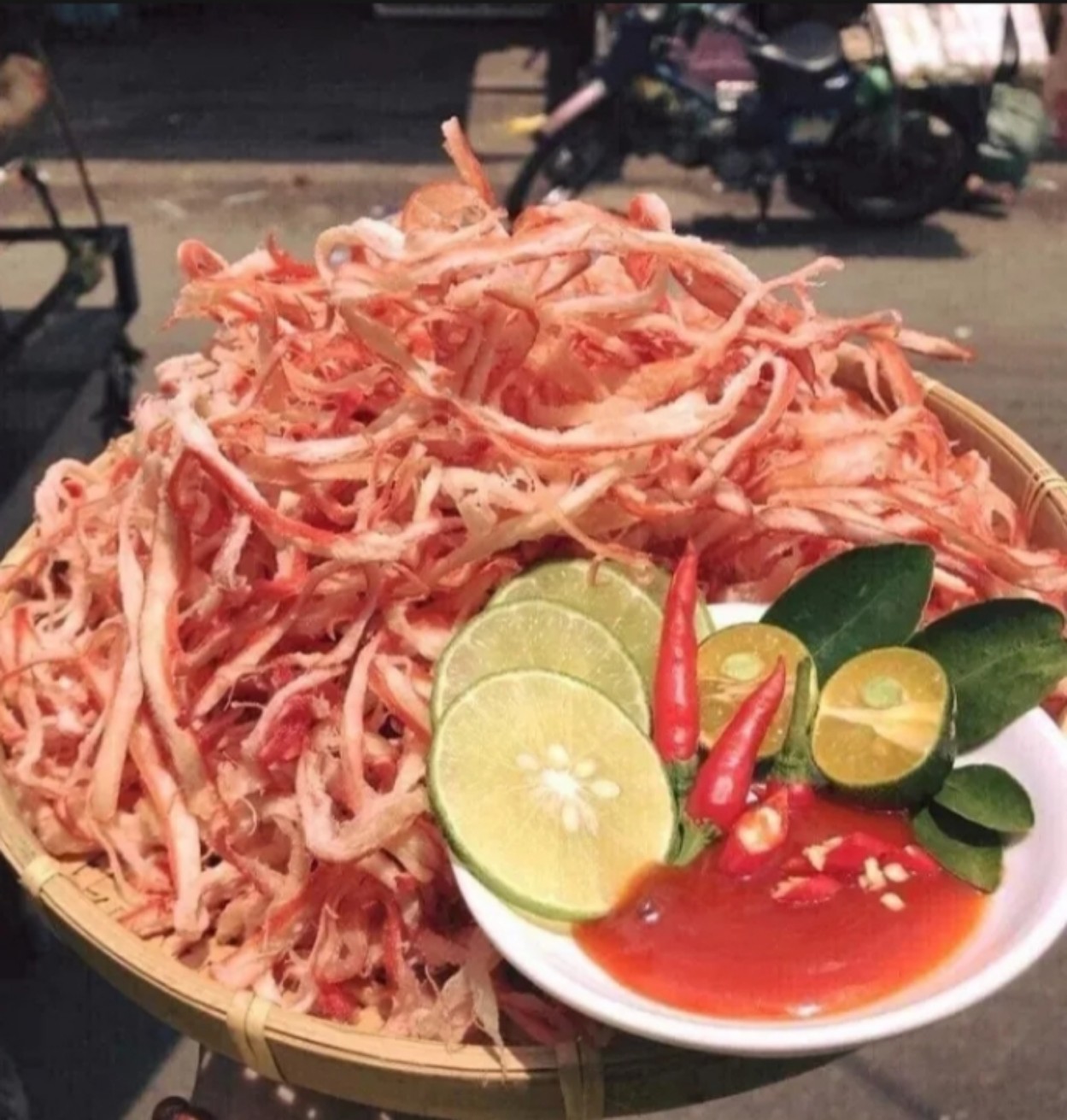 Mực sợi sấy khô hấp nước dừa ngọt ngọt dai dai siêu ngon 100g