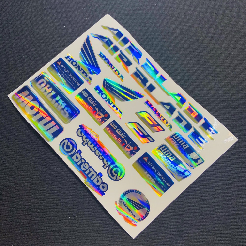 [HCM]TEM LOGO MẠ CROM CHO XE AIR BLADE SIÊU BÓNG NHIỀU LOGO CAO CẤP