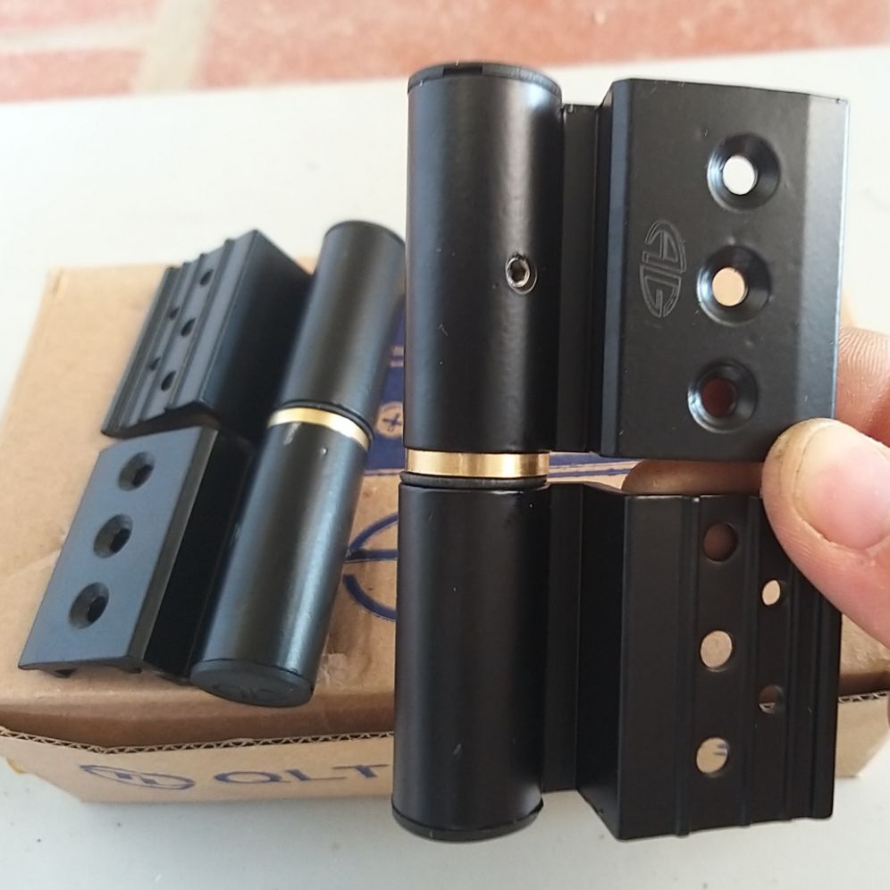 bản lề ag đêm đồng sịn. lắp cho cửa nhôm hệ 55 vát cạnh