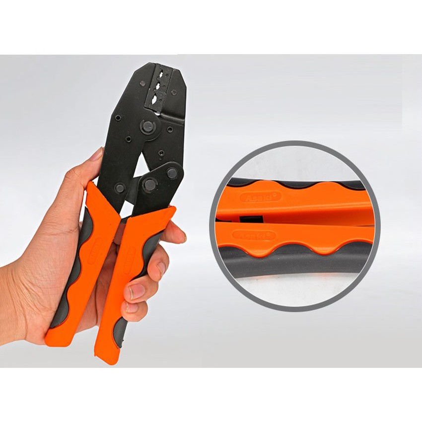 Kìm bấm cos ghim MC4 0.15 ~ 6mm2 Asaki AK-9122