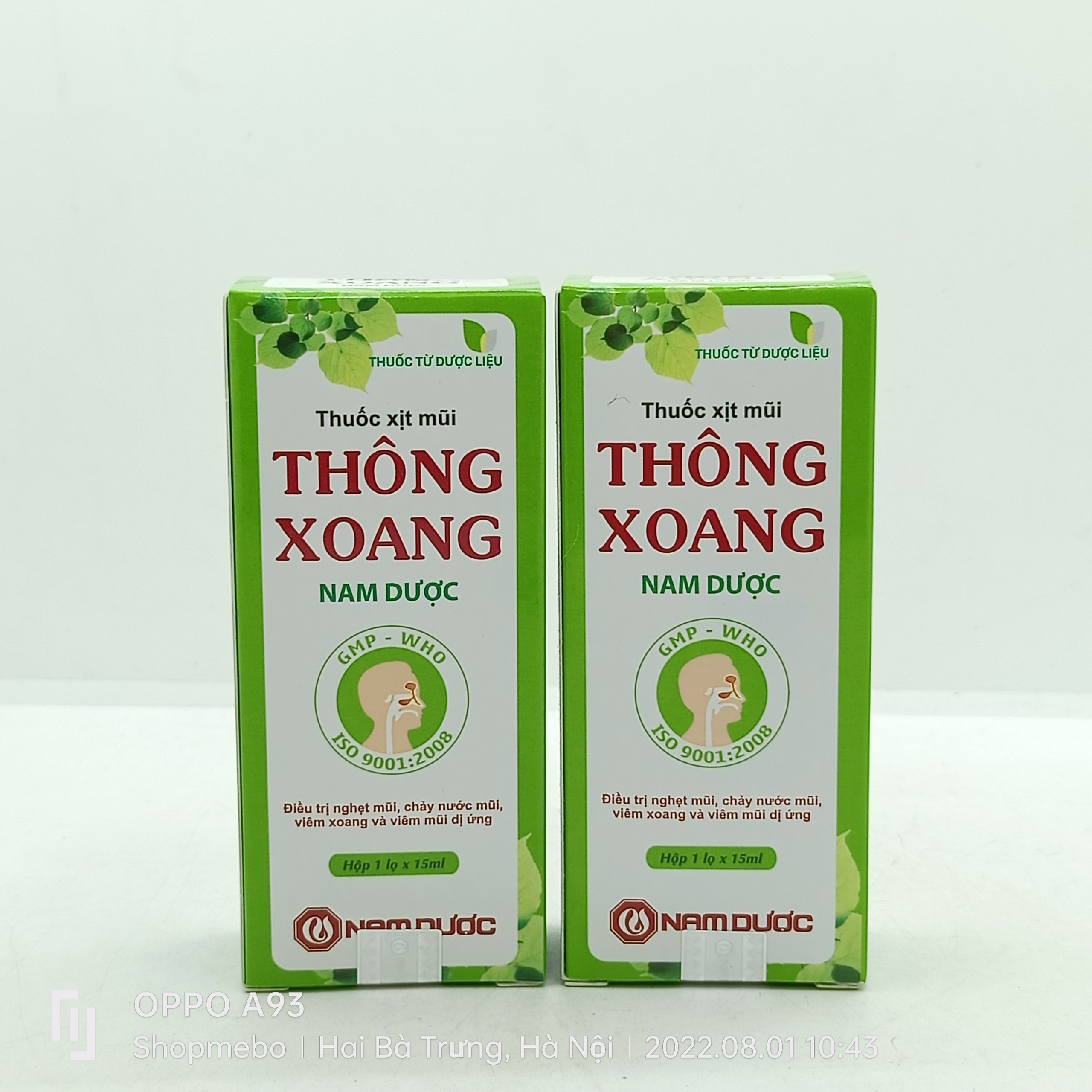 Dung dịch xịt mũi thông xoang nam dược lọ 15ml