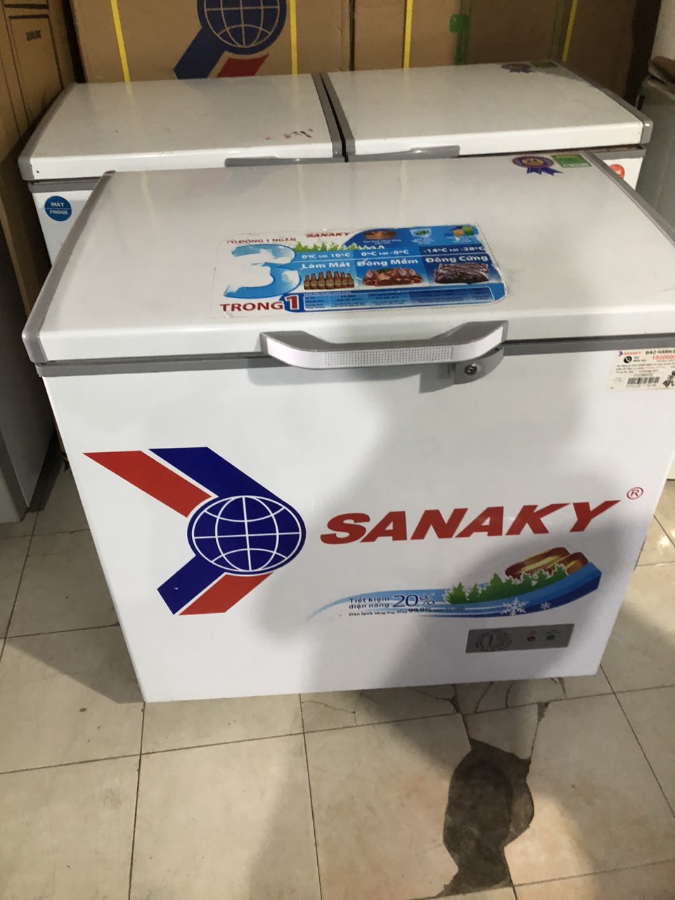 Tủ đông Sanaky VH 2299HY2 220lit 1 ngăn đông rin đẹp [lh 0769199696 chỉ giao kv hcm, vùng lân cận]