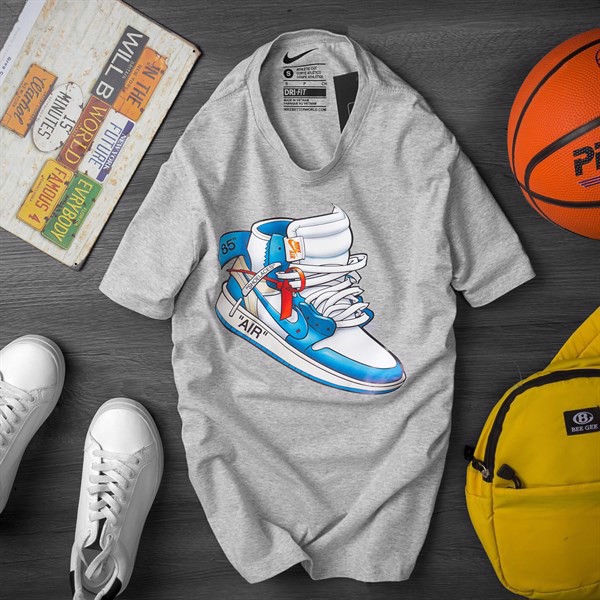 Áo thun nam nữ N.i.k.e Air Jordan 1 OW Tee