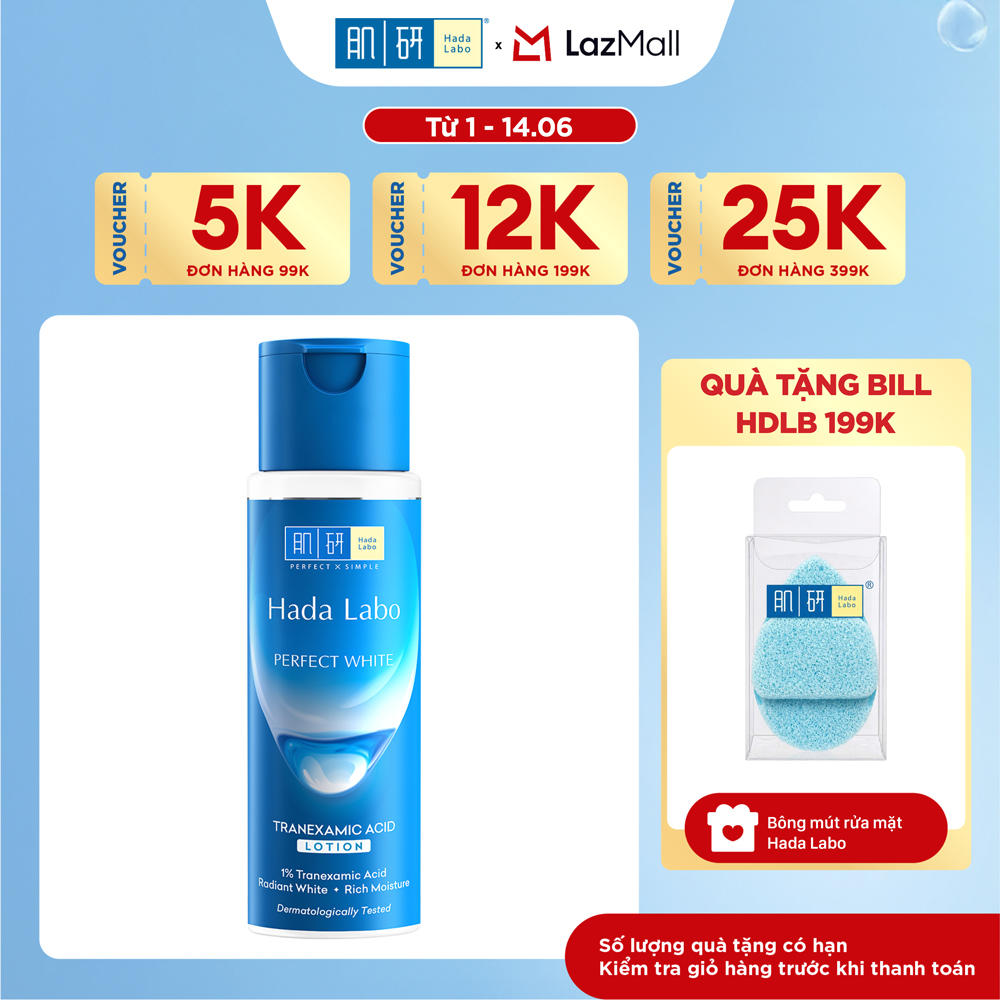 Dung dịch dưỡng trắng da tối ưu Hada Labo Perfect White Tranexamic Acid Lotion 170ml