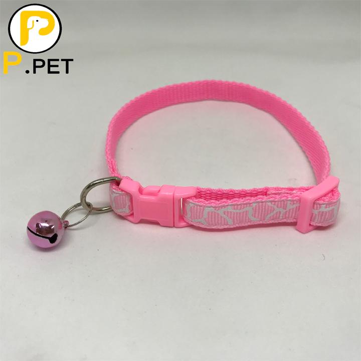 Vòng Đeo Cổ Cho Chó Mèo - Vòng Cổ Có Chuông Cho Chó mèo Dưới 5kg - Nhiều Màu Lựa Chọn ( P.Pet )