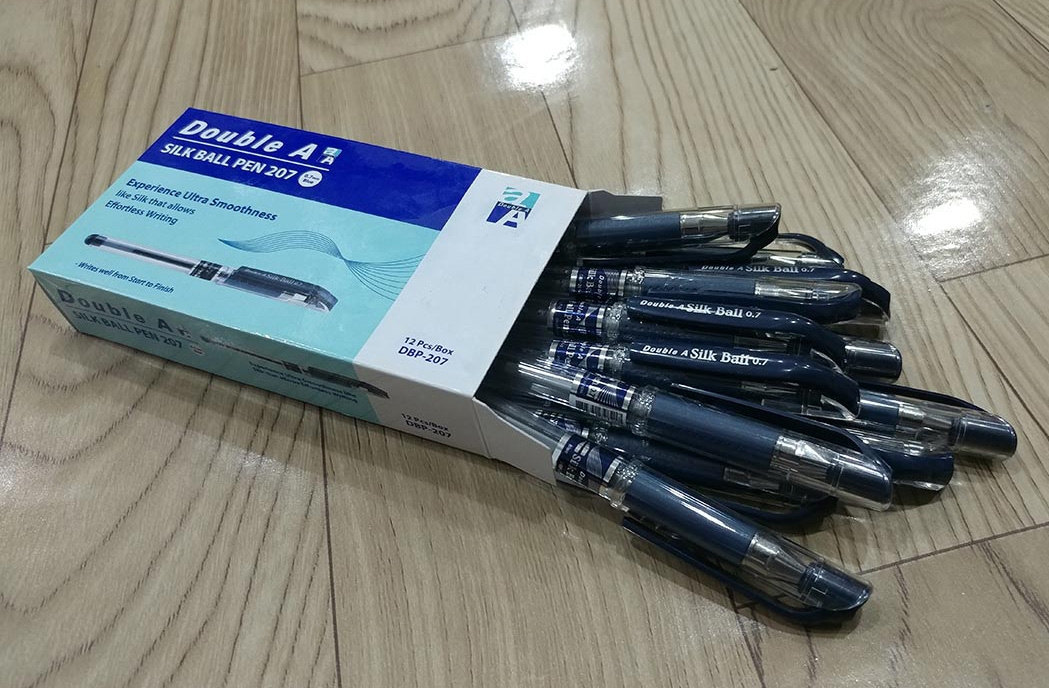 Bút bi silkball double a dbp-207 hộp 12 chiếc ngòi 0.7mm