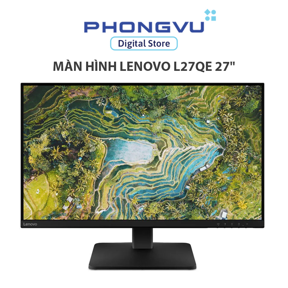 Màn hình Lenovo L27qe 27" (QHD (2K) 2560 x 1440/ IPS/ 100Hz/ 6 ms) - Bảo hành 36 tháng